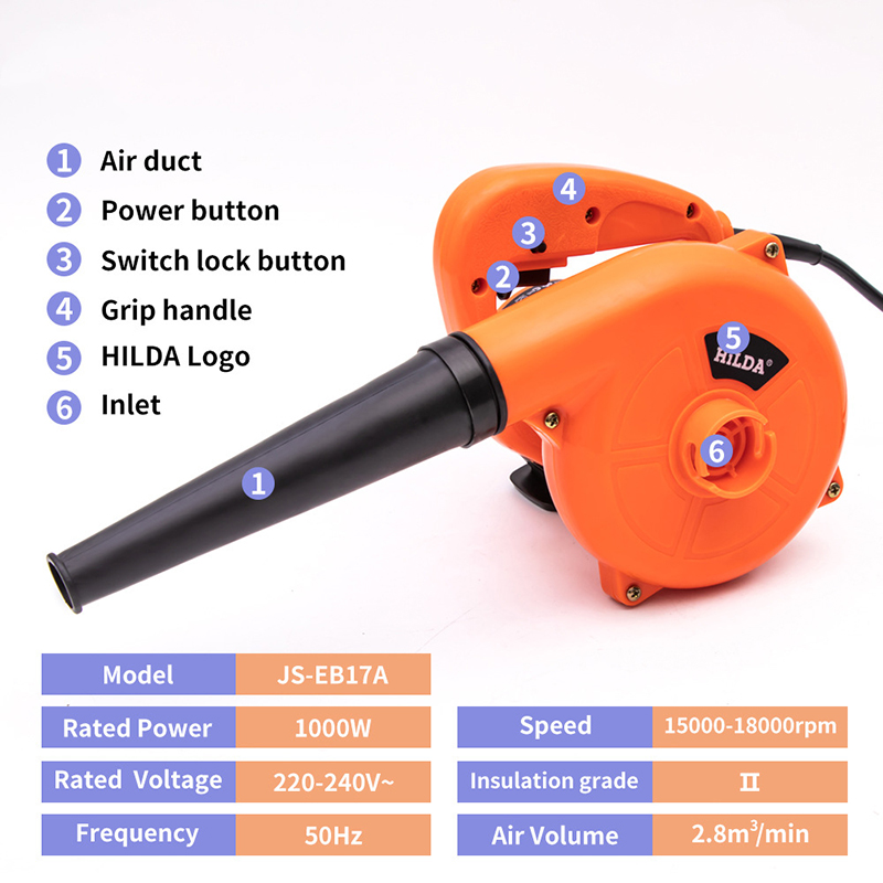 1000W slotting machine vacuum cleaner dust blower industrial dust collector blower wall polishing machine general suction fan