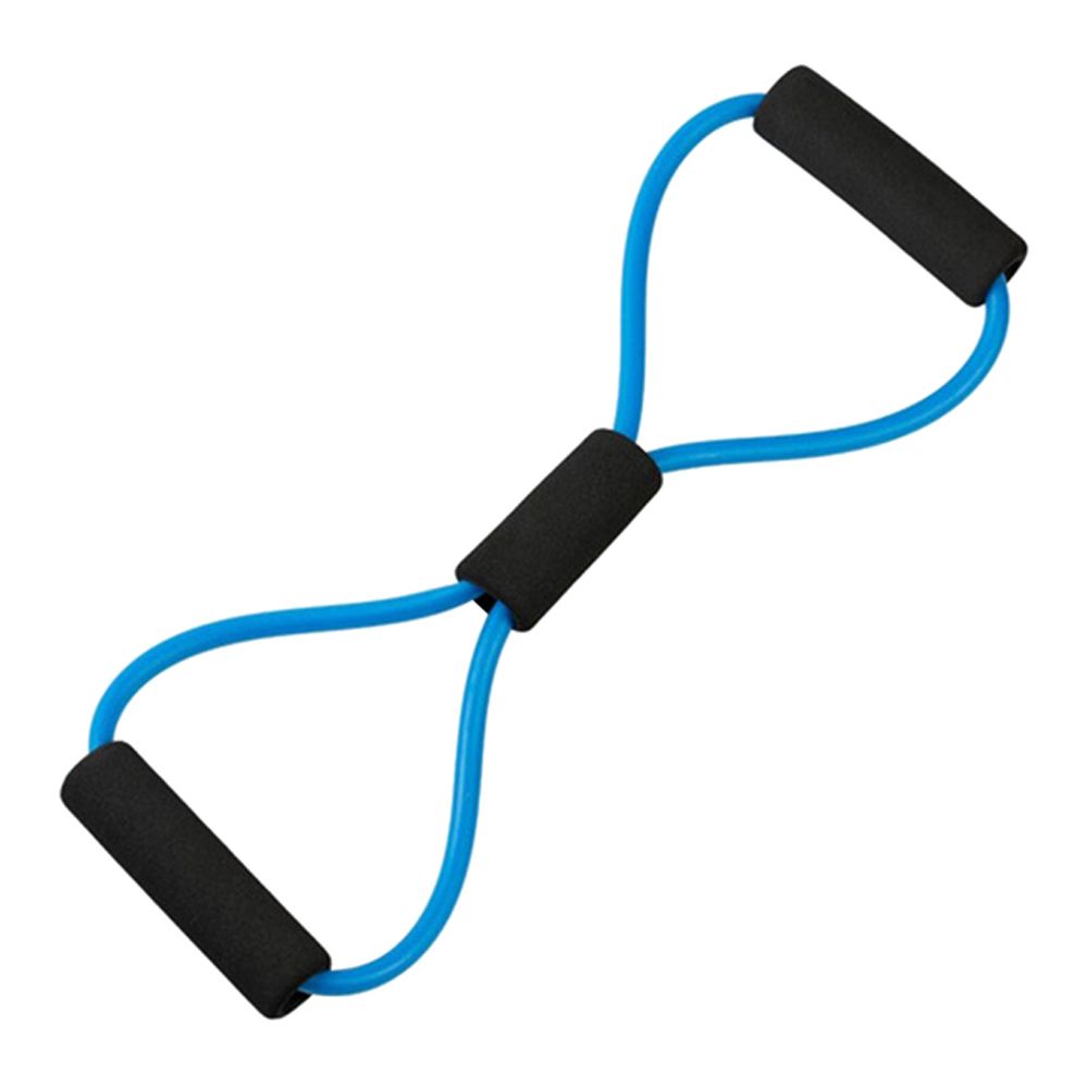Bodybuilding Fitness Fitness Workout Fitnessapparatuur 8 Woord Borstexpander Yogaband Weerstandsbanden Armkracht Trekkoord: zwart