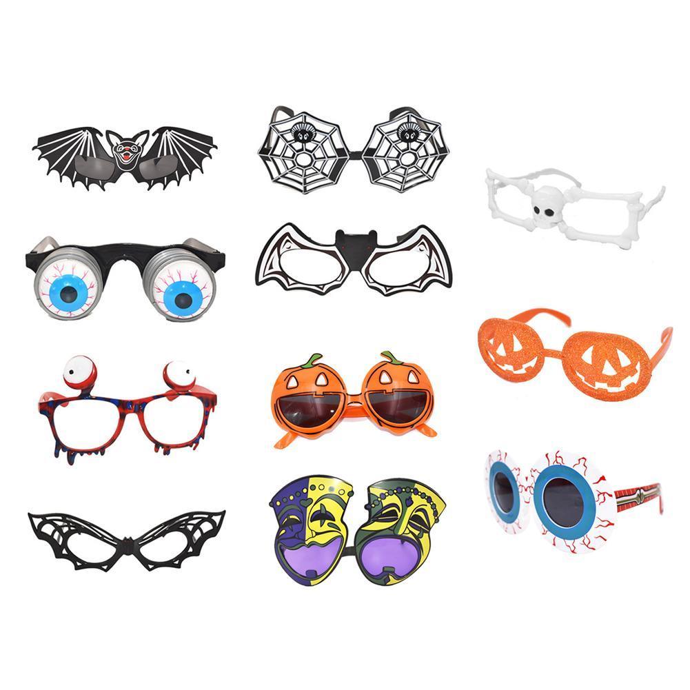 1Pc Halloween Bril Pompoen Schedel Schedel Spinnenweb Party Grappig Scary Masquerade Cosply Decoraties Accessoires Bril Ey N7O1