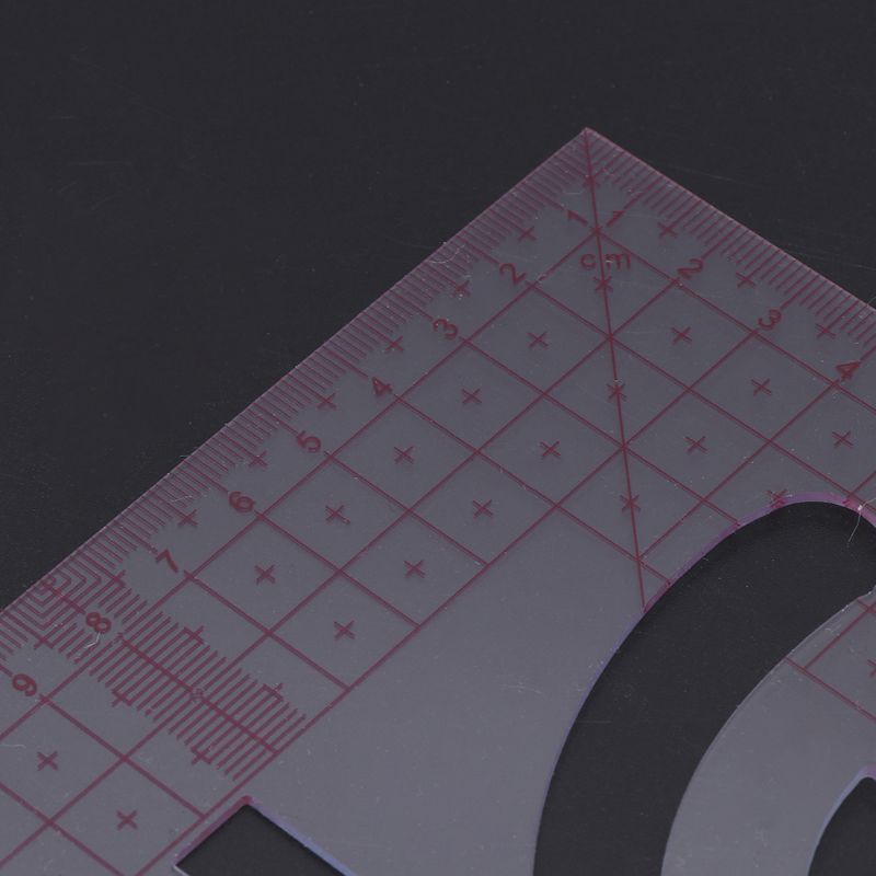 Multi-function Sewing Ruler Measure for Making Clothes Tailor Craft Tool Plastic