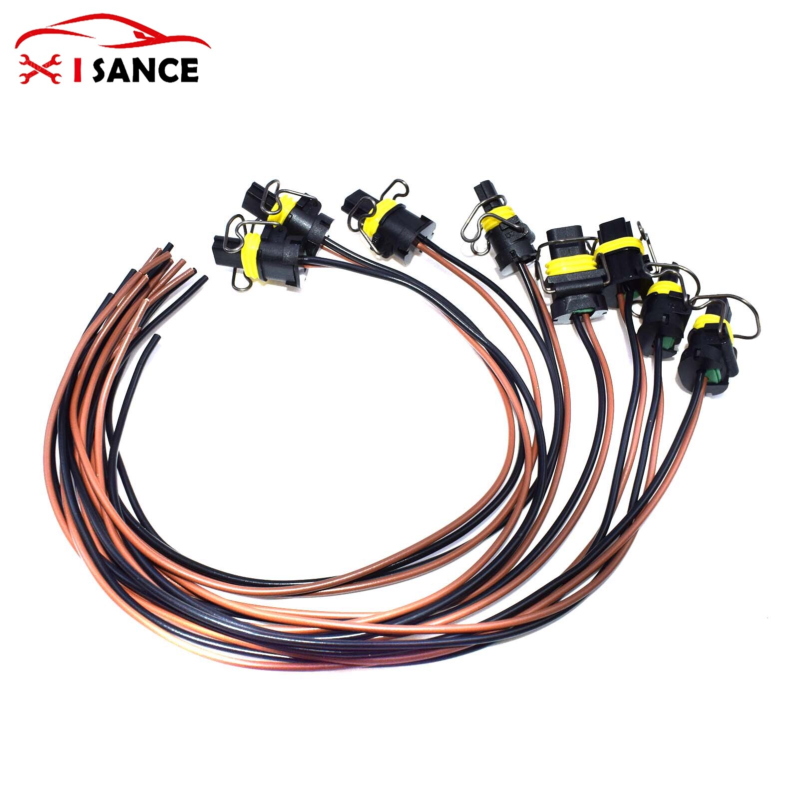 Turbo VGT Solenoid &amp; IPR Pigtail Connector or Ford Powerstroke 6.0L/6.7L/7.3L Diesel 6E7Z-12A690-DA,6E7Z12A690DA,