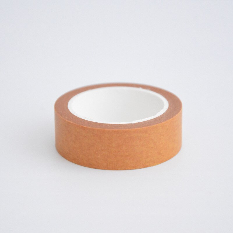 Cute Bright Colorful Plain Red Pink Green Washi Tape Paper DIY Decor Scrapbooking Planner Adhesive Masking Tape Stationery