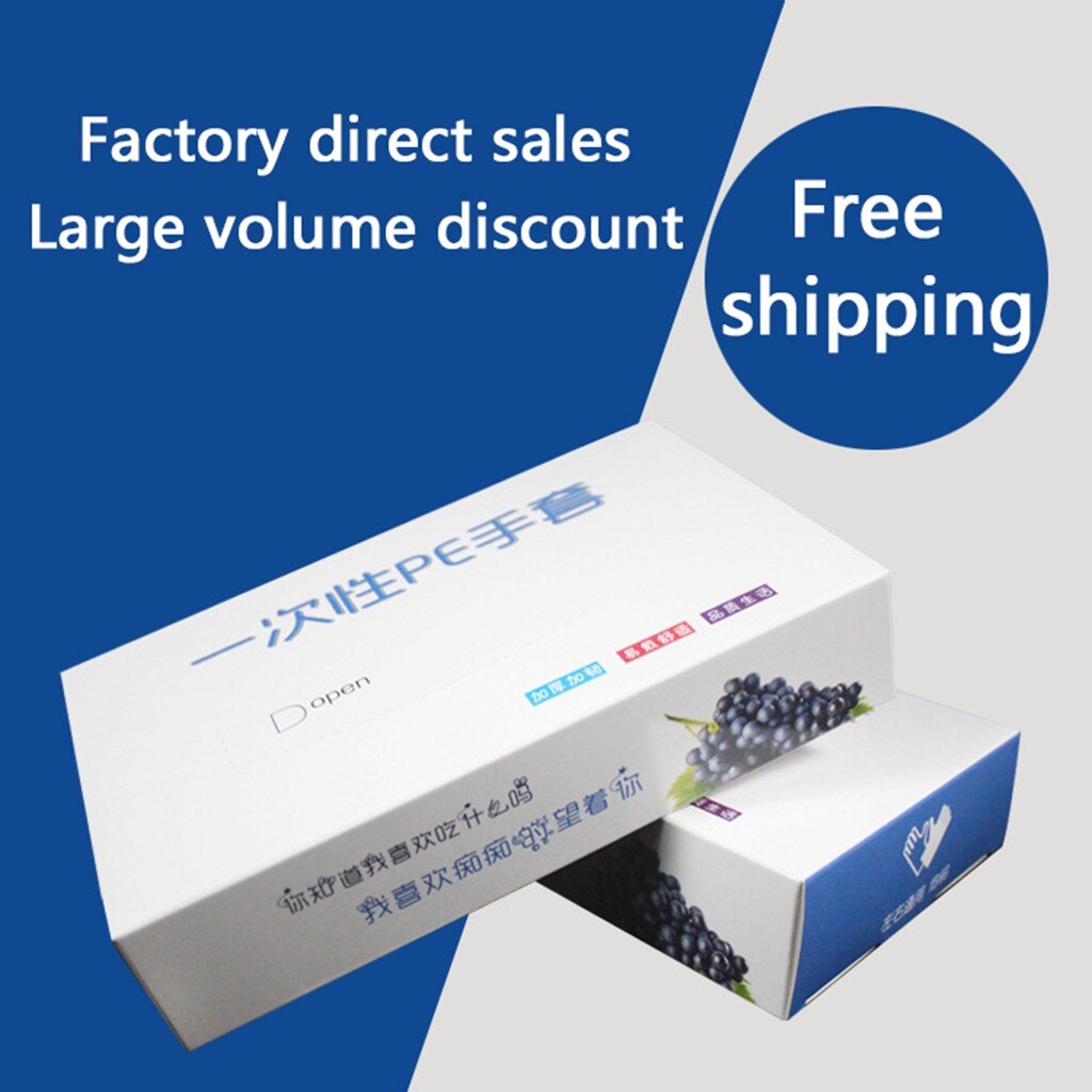 200Pc Kunststoffen Duidelijke Wegwerp Handschoenen Voor Restaurant Keuken Voedsel Huishouden Sanitair Wegwerphandschoenen Keuken Accessoires Z61