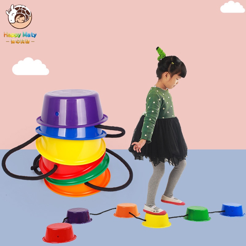 Happymaty One Step Stone Kindergarten Children Balanced Stone Indoor Outdoor Balance Training Sports Toy For Kids