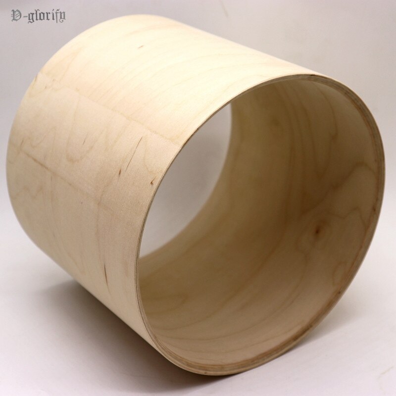 Corps de tambour en bois de bouleau 16x14 pouces, coquille de tambour couleur bois avec bord de roulement à 45 degrés, sans trous 16 pouces de diamètre 14 pouces de profondeur: good quality