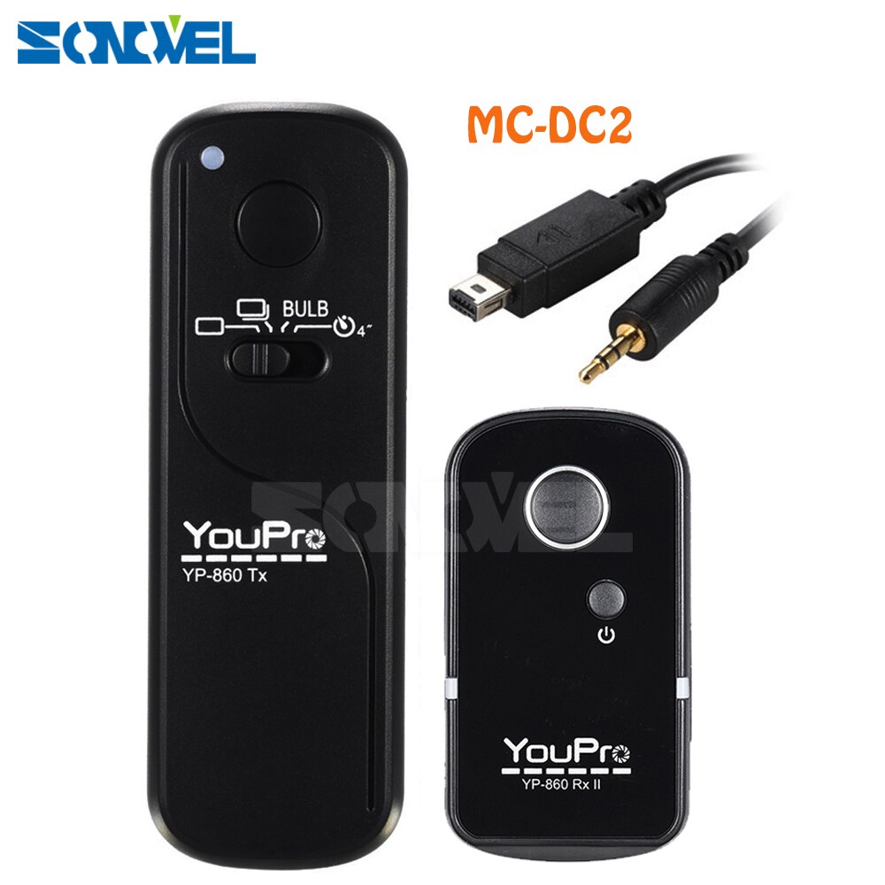 Wireless Shutter Release Remote Control MC-DC2 For Nikon Z7 Z6 D7500 D7200 D7100 D5600 D5500 D5300 D5200 D3300 D3200 D750 D610
