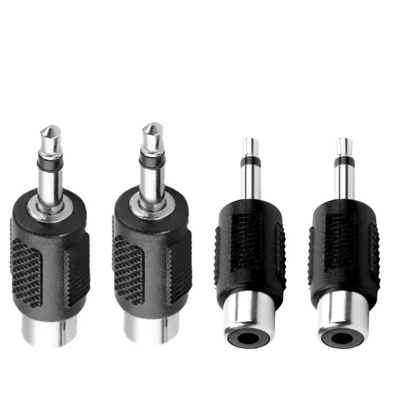 5pz 6.35mm/3.5mm Spina stereo/mono Maschio A RCA loto Femmina consonante Jack Adattatore del Connettore Cuffia Trasferimento Audio