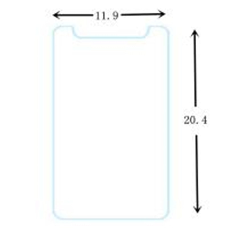 Protector de pantalla de vidrio templado Universal para tableta de 7,9 ", 8", 8,0 "y 8,1", tamaño del cristal: 20,4*11,9 cm