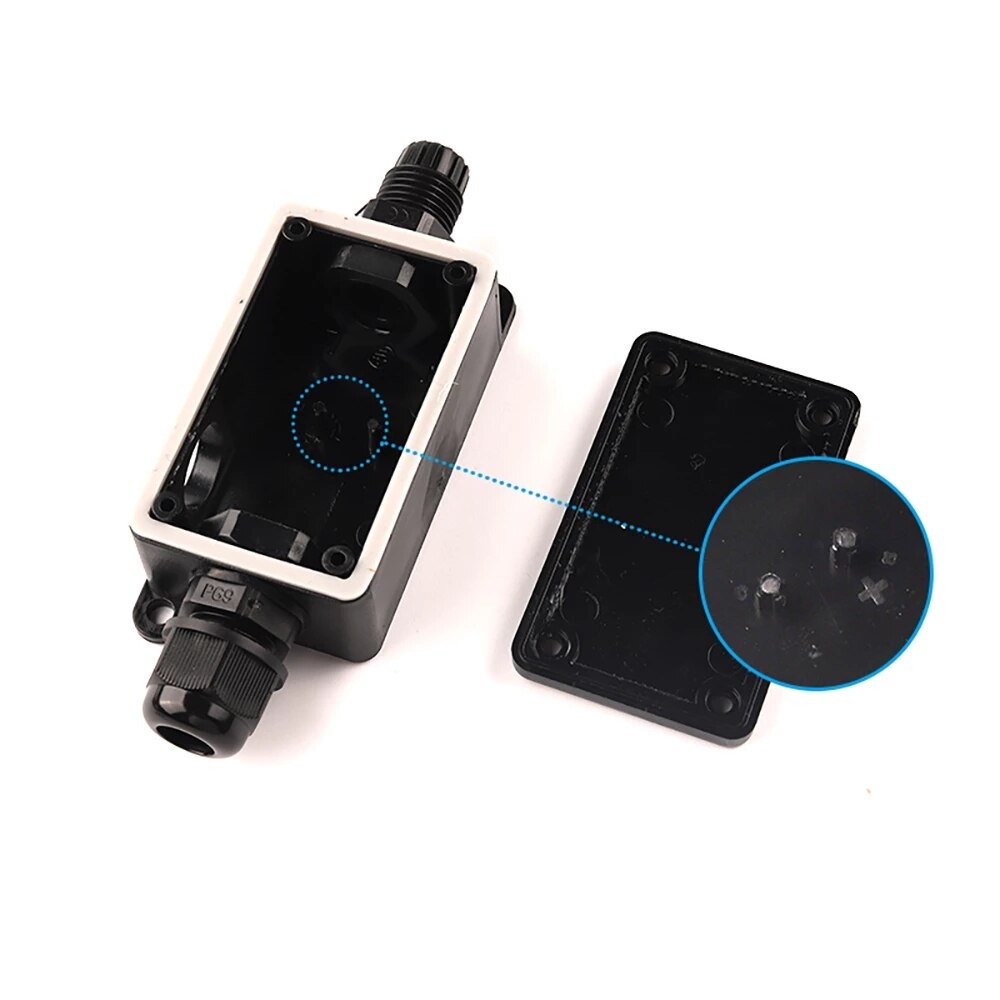 IP66 Electrical Outdoor Waterproof Cable Connector 2/3 Pin Junction Box With Terminal Electrical Wire Connection 41A/450V