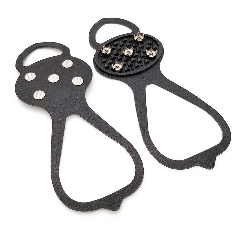 Anti-Slip Siliconen Schoenen Cover Grond Sneeuw Grijpers Spikes Grips Klimmen Stijgijzers XD88