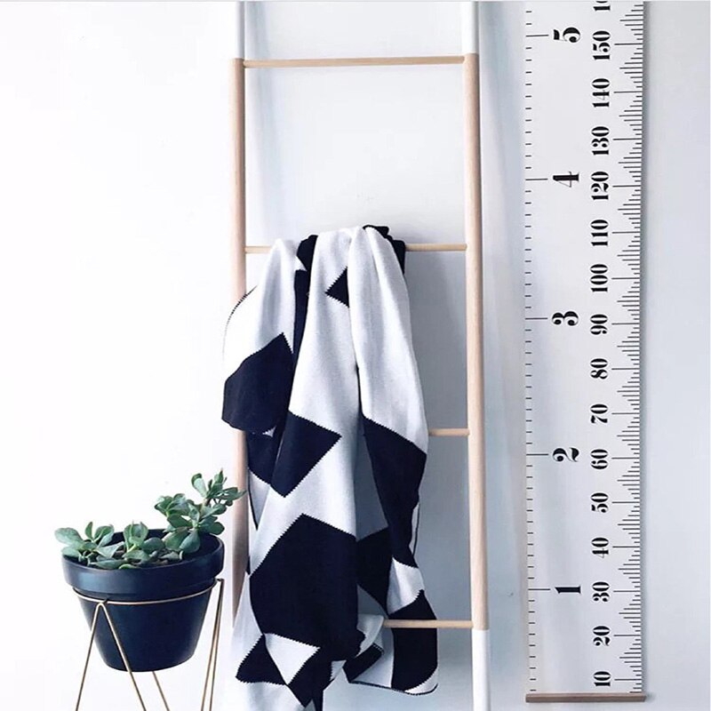 20*200cm nordiska ins stil barn dekorativa tillväxtdiagram höjdmått linjaldiagram för dekoration hantverk hem konst prydnad