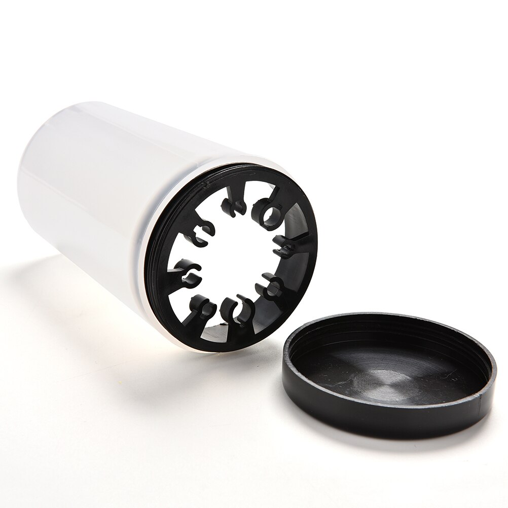 8 Gaten Uv Acryl Gel Pen Pot Cleanser Cup Apparatuur Fles Gereedschap Manicure Nail Art Brush Cleaner Plastic Houder case