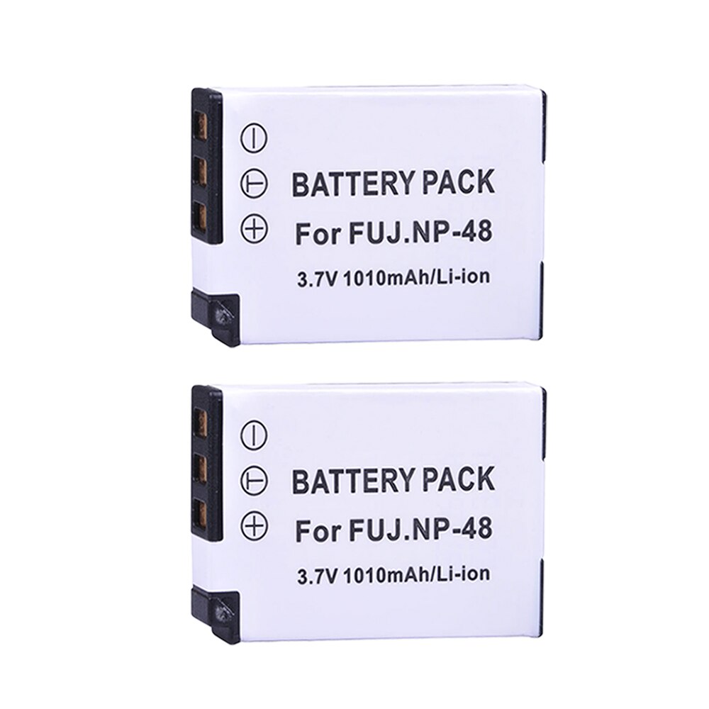 2Pcs NP-48 Np 48 NP48 Oplaadbare Li-Ion Batterij Voor Fujifilm Fuji XQ1 XQ2 Camera Batterij
