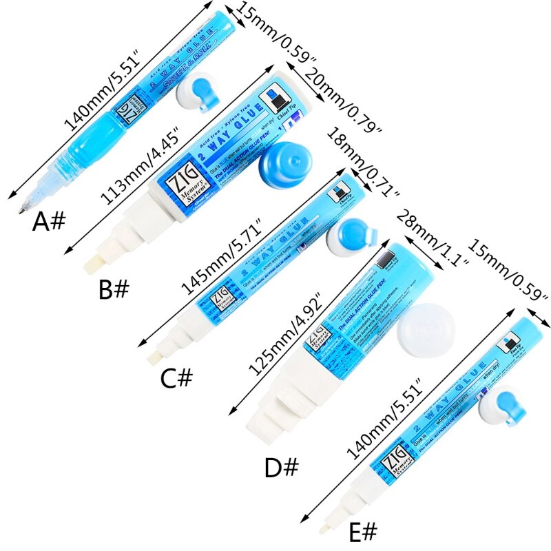 Umwelt Schutz Farbige Kleber Stift Klebstoffe DIY Hand Arbeit Kunst Marker Kleber Stifte für Schule Versorgung