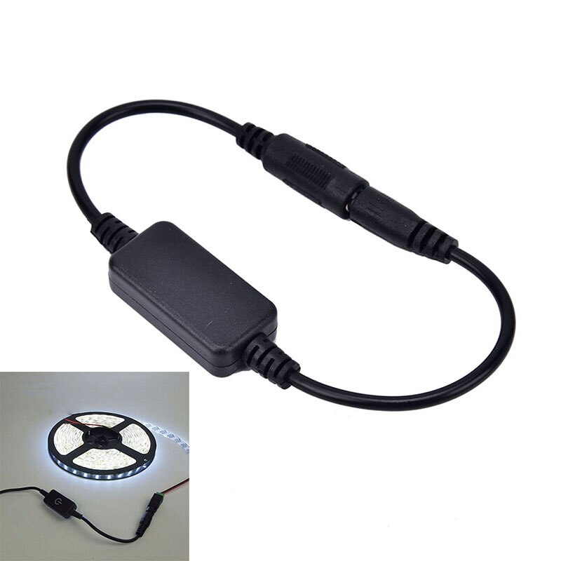 Zlinkj top led strip controller touch schakelaars dimmer voor led dimbaar 1 toetsen dimmer 12v voor led strip 5050/ 3528/ 2835/  bediening