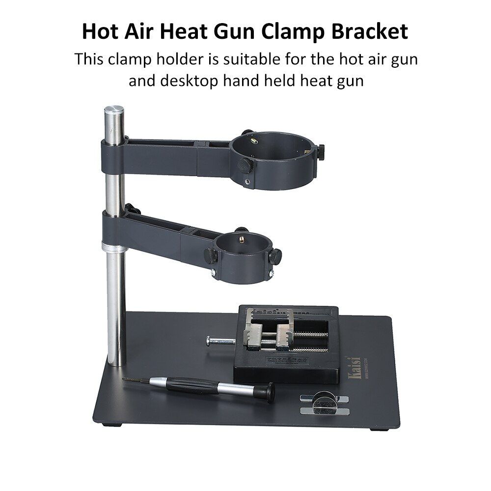 F-202 Air Heat Gun Clamp Bracket Holder Stand Soldering Repair Platform for BGA Rework Reballing Station Welding equipment