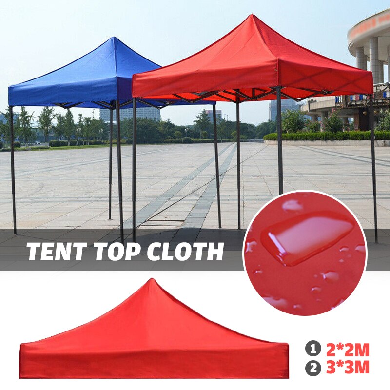 Replacement Four-Corner Tent Cloth 3X3M/2X2M Canopy Top Cover Foldable Rainproof Patio Pavilion Replace Gazebo Canopy Top Cover