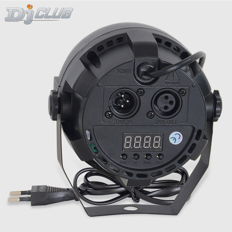 Dj Verlichting Mini Led Flat Par Met 3 Kleuren Disco Rgbw Lier Wassen Komen Op Voice Control Voor Home Party licht