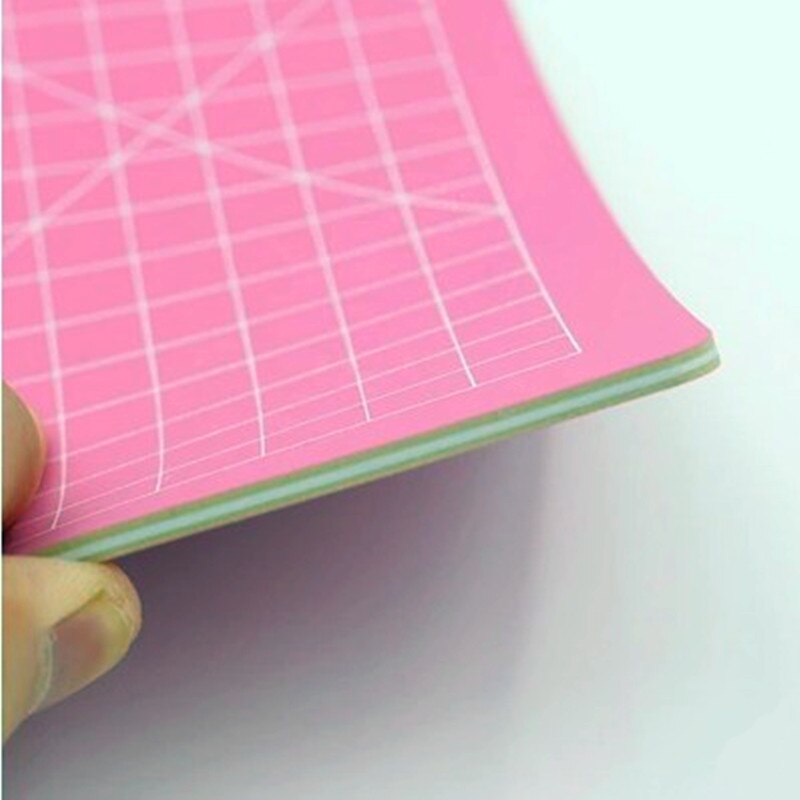 PVC A5 cutting mat single face self-healing cutting paper pad pink handmade model diy Accessory cutting board 21 x15cm