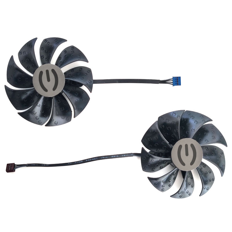 88mm 4 stift pld 09220 s 12h grafikkortsfläkt，för evgar rtx 3090 rtx 3070 rtx 3080 rtx 3080 ti grafikkort kylfläkt