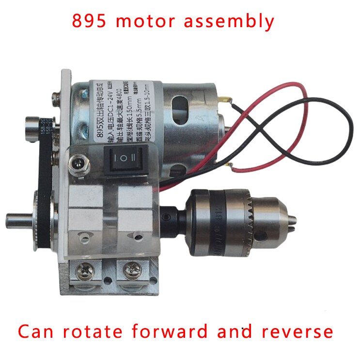 895/775/795 DC Motor, Lathe Assembly Spindle, High Torque, Bead Lathe, Forward and Reverse: white