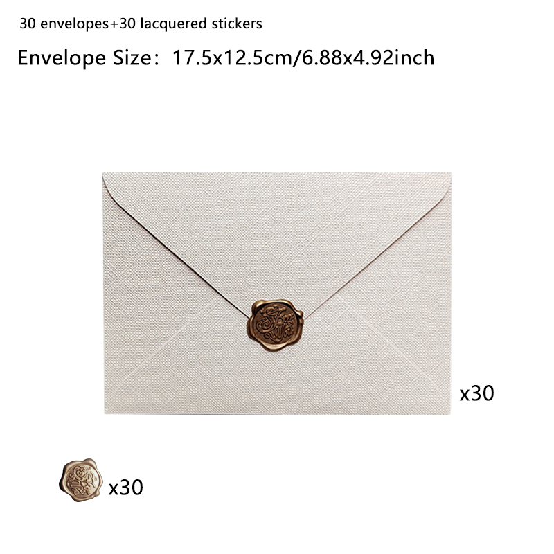 30 sztuk/partia koperty na zaproszenia ślubne biznes wysokiej jakości 250g 17.5x12.5cm tekstura papierowe artykuły papiernicze torba robić przechowywania: zielony