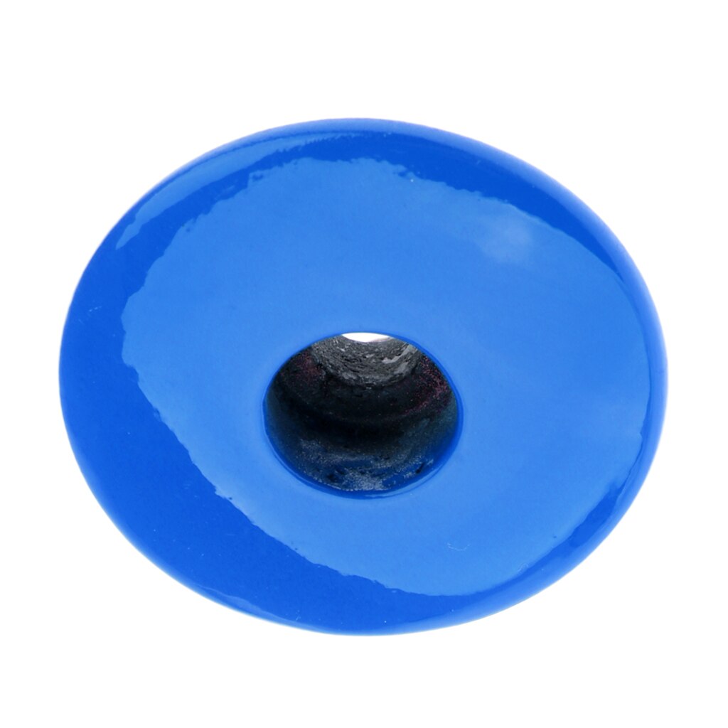 Fiets Fiets Mtb Carbon Fiber Stem Top Cap Cover Headset Universele: Blauw