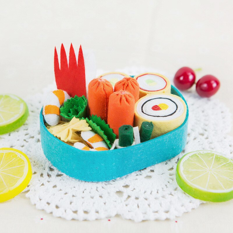 Vlies Filz Stoff DIY Material Paket einstellen Freies Schneiden Lebensmittel Sushi Kindergarten NäHenne Handgemachte Diy Handwerk Bausätze: einstellen-3