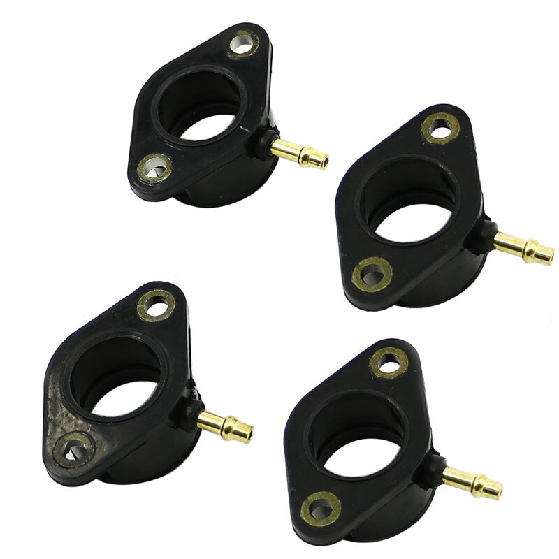 Isolador da colagem da relação da entrada do manifoid do carburador de 4 pces para kawasaki z400 z500 kz550 1980-1983 1981 1982 z 400 500 kz 550