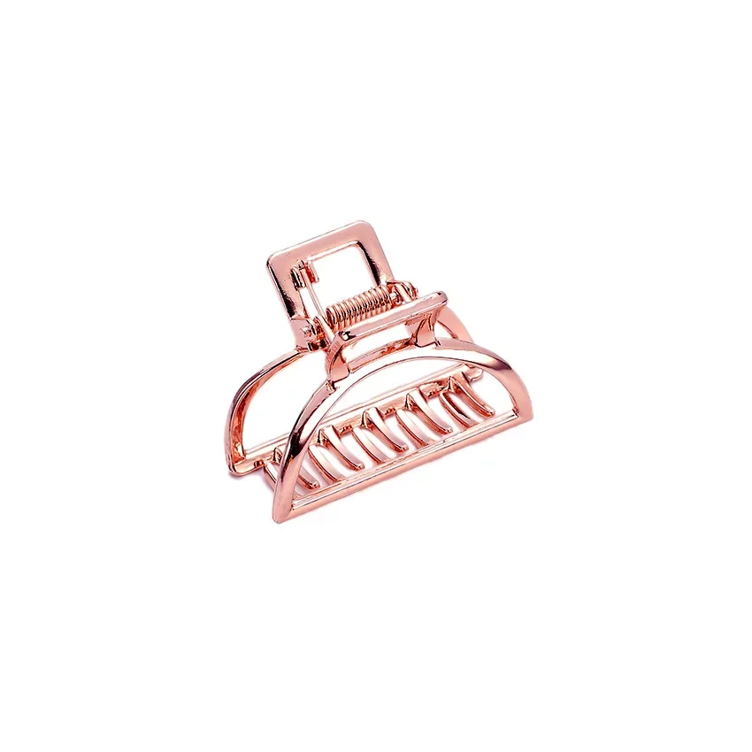INS Accesorios para el cabello explosivos Clip de agarre Aleación simple Clip de agarre pequeño Clip de baño Pinzas de garra Pinzas para el cabello крабик для в®лос