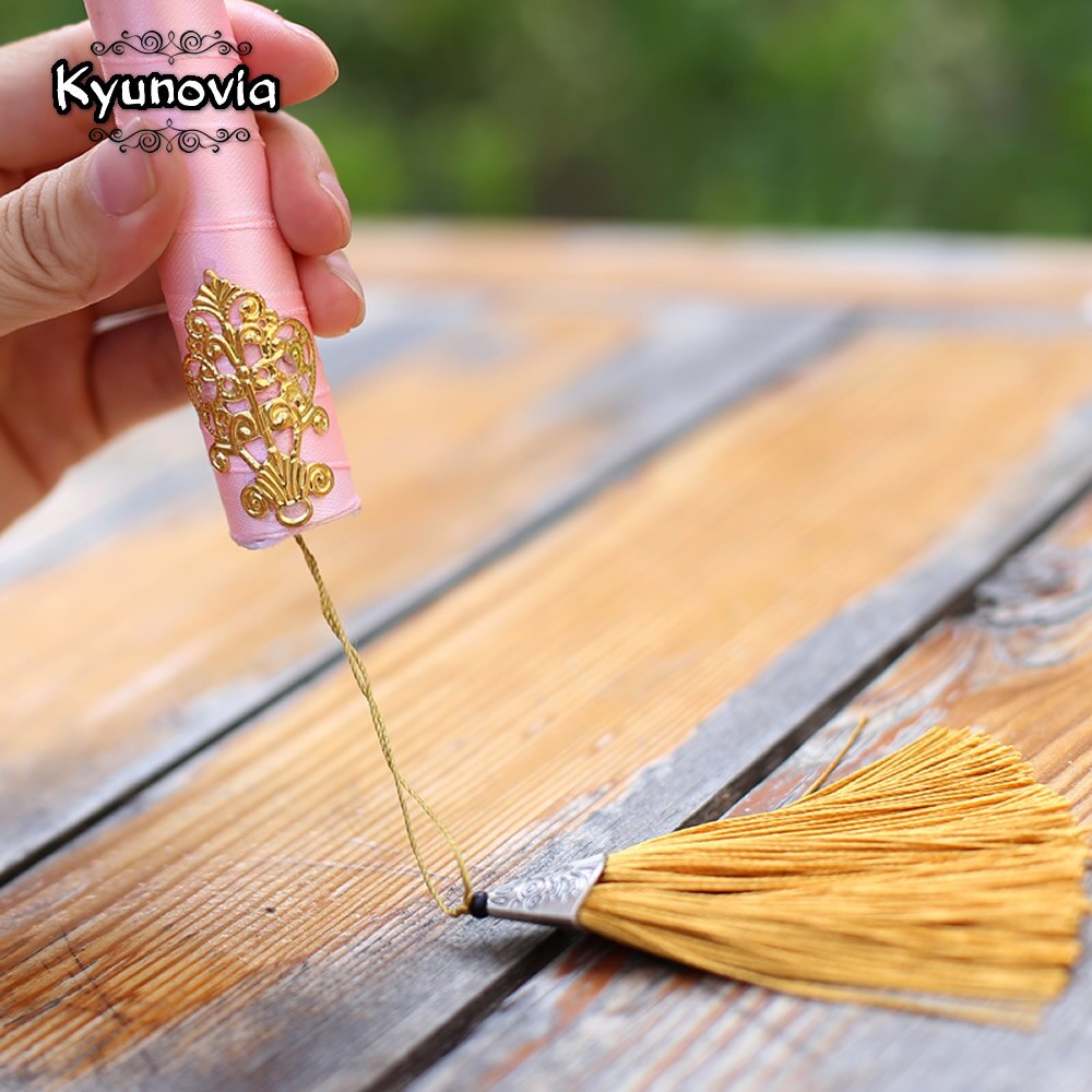 Kyunovia flor blanca amos de damas ramo broche ramo joyería buque novia flores de cristal ventilador estilo flor ramo de bodas ramo para niña D100
