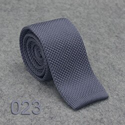 Huishi Slanke Mode Gebreide Banden Voor Mannen 5.5 Cm Solid Blauw Rood Gebreide Tiegreen Gebreide Tie Brown Gebreide Ties: 23