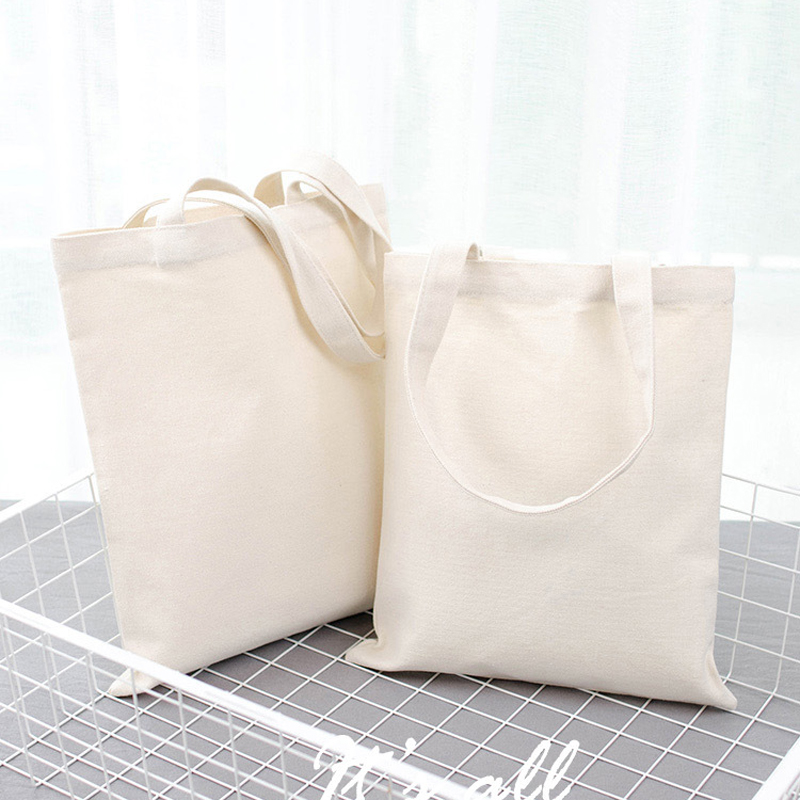 Eco Canvas Tote Bag Handbag Reusable Cotton Shopping Bag Foldable Eco BAGS Fabric Cloth Bag for Market Shopping Bags