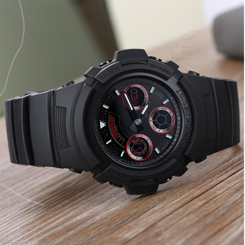 Rubber Strap Suitable For Casio AW591 590 AWG-M100 G-7700 Men Resin Waterproof 16mm Replacement Watctband Accessories