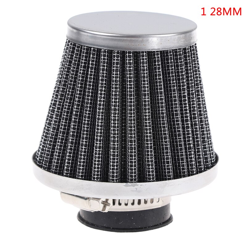 1pc universal motorcykel luftfilter element auto svamp huvud pod renare dubbel skum filter 28/35/39/42/44/48/50/52/54/60mm: 28mm