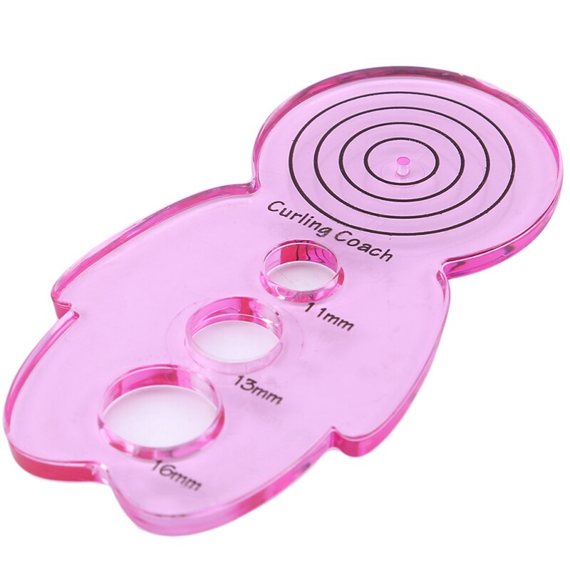 Cute Red Doll Shape Curling Coach Paper Quilling Tool Crank Gauge Small-Shaped Shaped Paper Roll Holder Craft Paper Home Tools