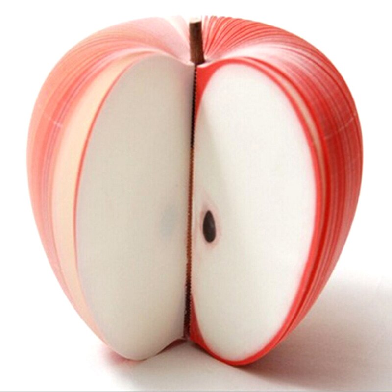 Cute Fruit Apple Note Memo Pads Portable Scratch Paper Notepads Post Sticky Apple Shape