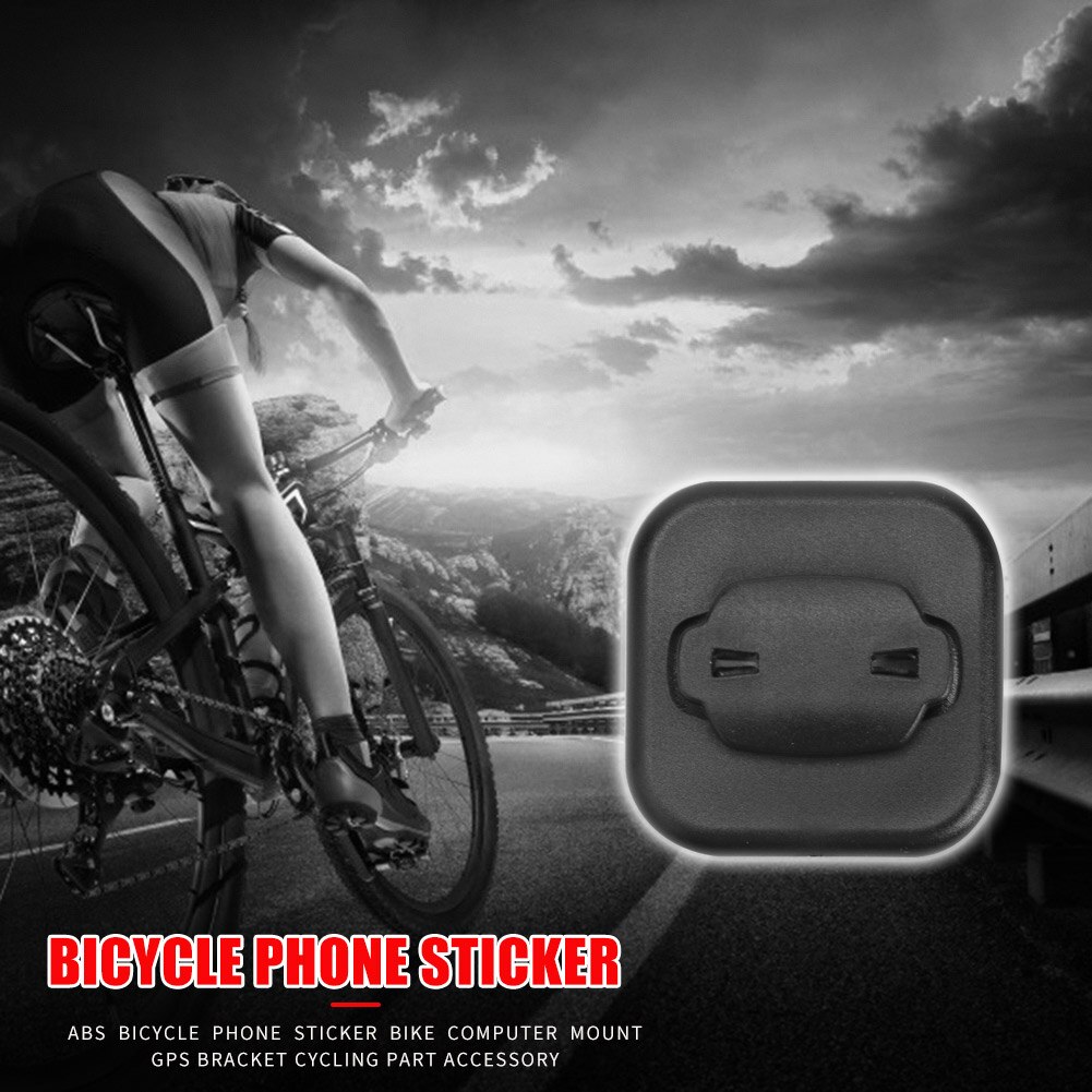 Pegatina de teléfono para bicicleta, soporte de ordenador para bicicleta, GPS, adaptador de montaje frontal, color negro, Bryton