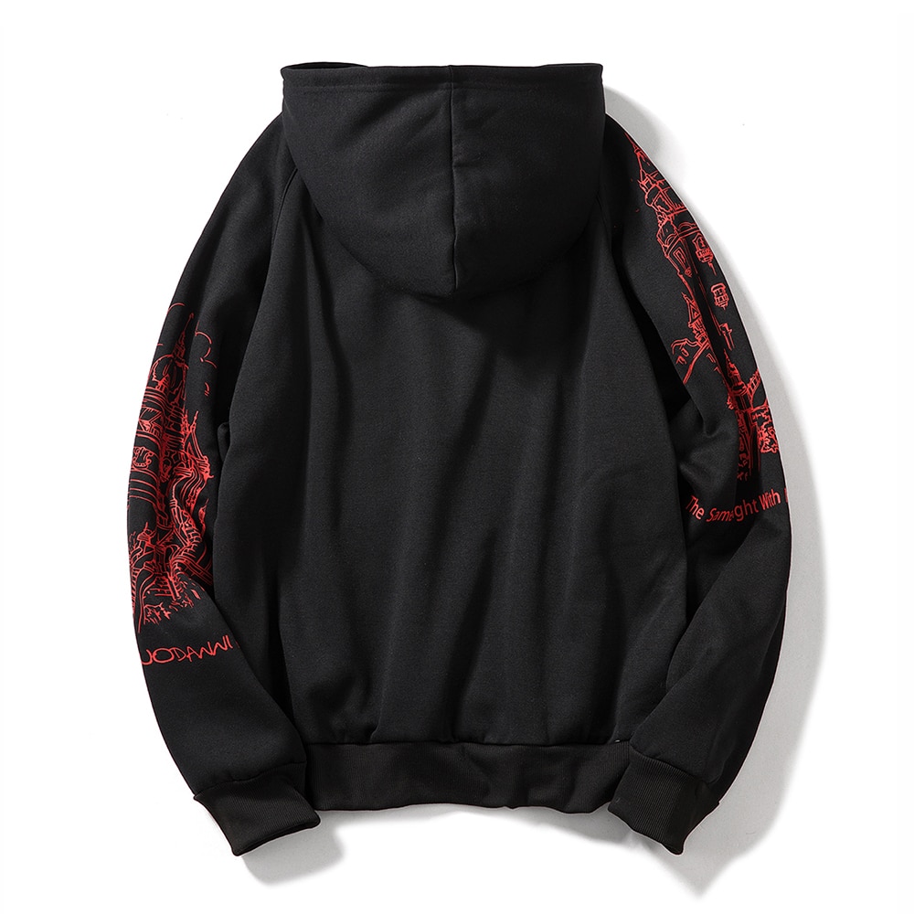Fgkks tryck herr hoodies tröjor höst män hip hop casual herr hoodies sweatshirts eu storlek