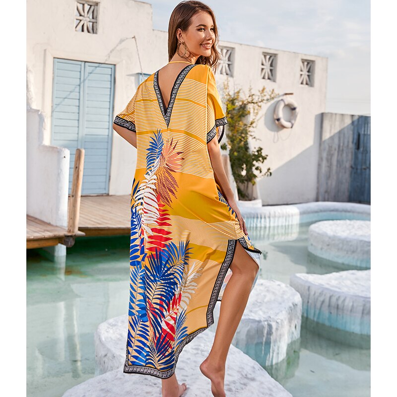 Bikini cover-up kwastje strand tuniek zomer pareo strand cover-up badpak strand tuniek jurk strandkleding  q904