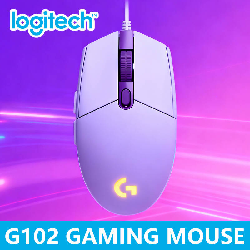 Logitech G102 Wired Gaming Mouse - Ergonomic , Custom DPI Levels, Responsive Buttons for Daily Gaming/Work