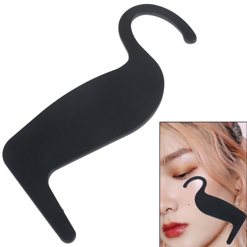1pc black Makeup Template Makeup Contour Eye Liner Card Stencil makeup Contour Makeup tool