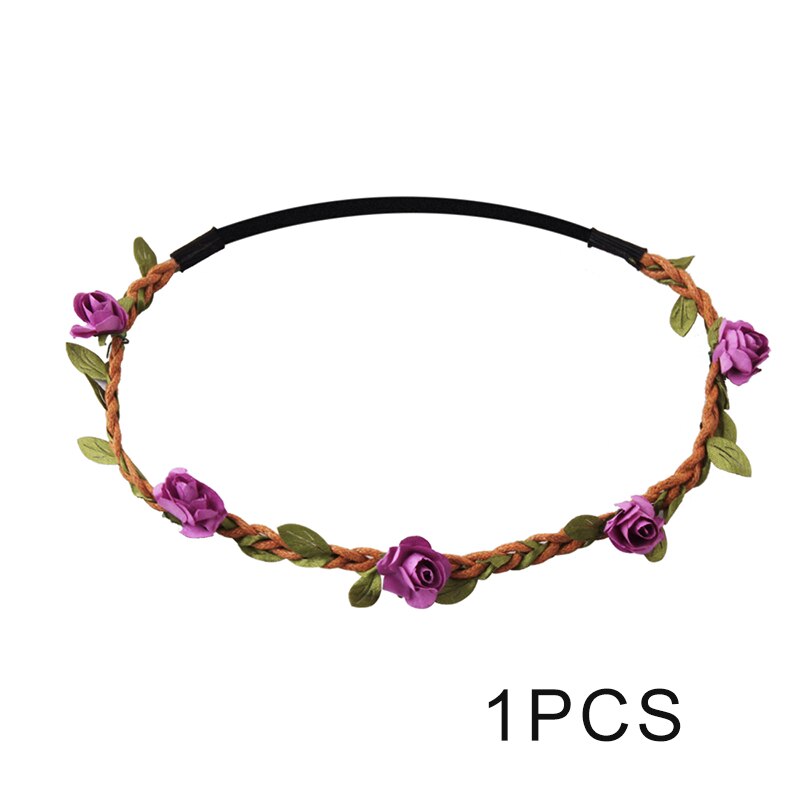 rose garland bridal tiara European hair styling rope dIY travel jewelry: 12
