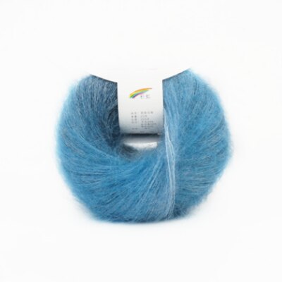 Regenboog Sectie Geverfd Mohair Garen Hand-Gebreide Gradient Diy Super: 02