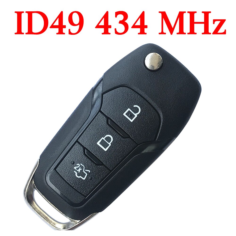 Na-Markt 434 MHz 3 Knoppen Proximity Flip Remote Key voor Ford ~ -ID49