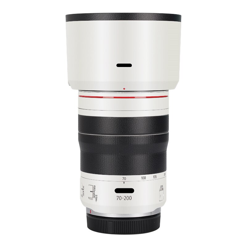 RF70-200 F4/Rf 70200 Lens Vinyl Decal Skin Wrap Cover Voor Canon RF70-200mm F4 L Is Usm Lens Sticker cover Film: Stains White