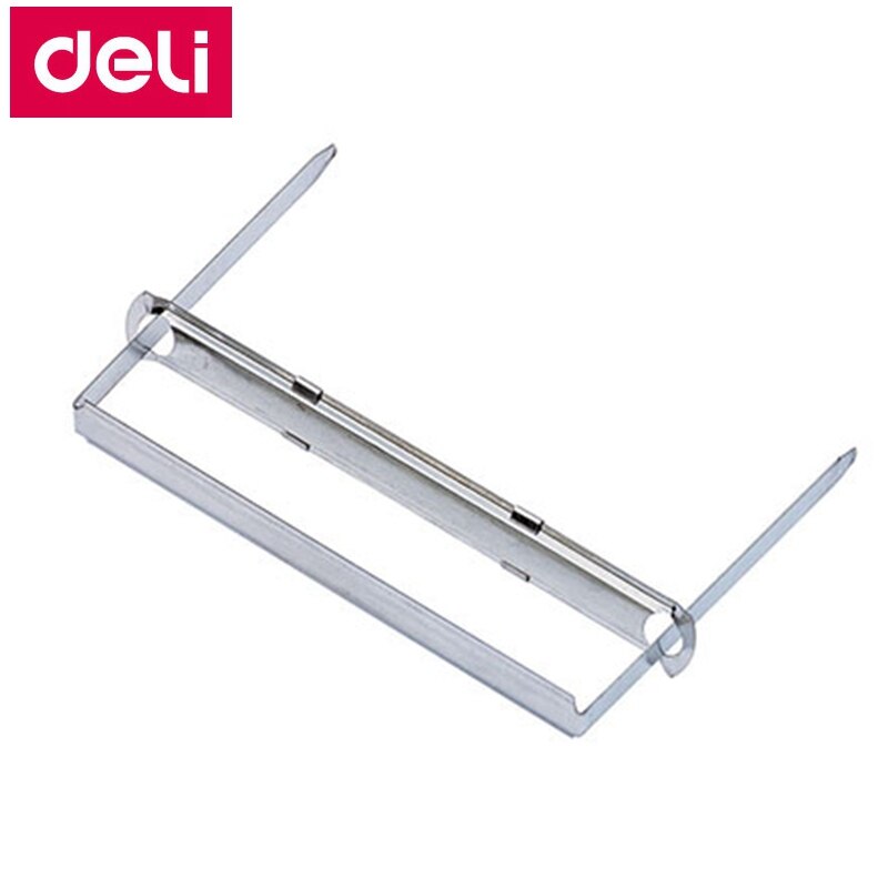 10PCS/LOT Deli 5547 Paper fasteners 80mm hole distance Metal hardware fasteners plastic fasteners binding suppliers