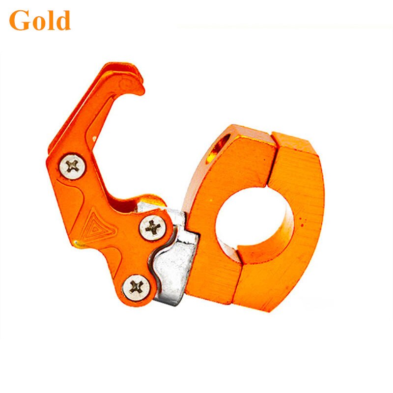 Motorcycle Modification Eagle Mouth Luggage Rack Aluminum Alloy Motorcycle Helmet Holder Hook Clothes Hanger Luggage Hook 22mm: 1 Pcs Gold