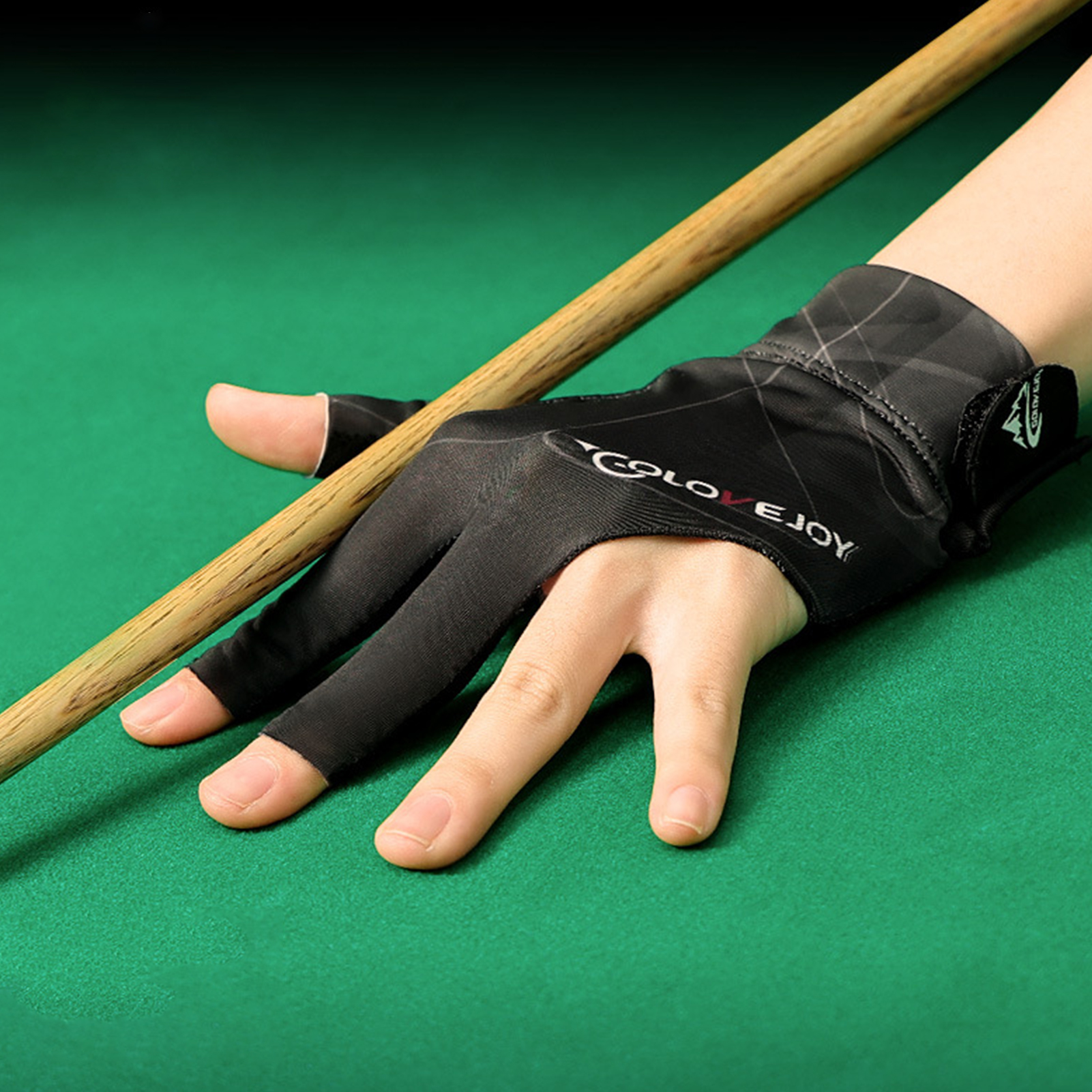 Guantes de billar profesionales de 3 dedos, accesorios universales ligeros y antideslizantes para mano derecha