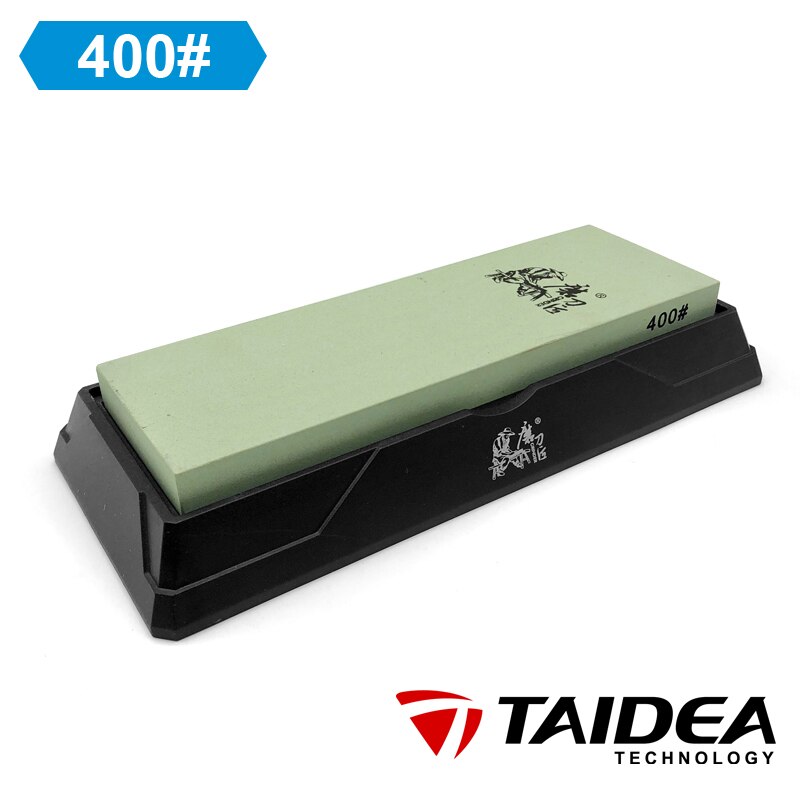 TAIDEA Sharpening stone Whetstone Base Fast sharpening knife Bamboo base Kitchen Gringer tool 240-3000#: 400grit